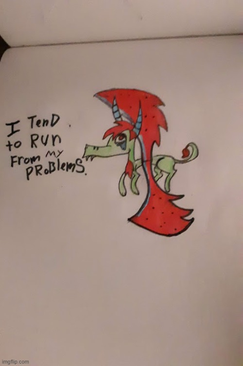 Dragon of my feelings | image tagged in sad | made w/ Imgflip meme maker