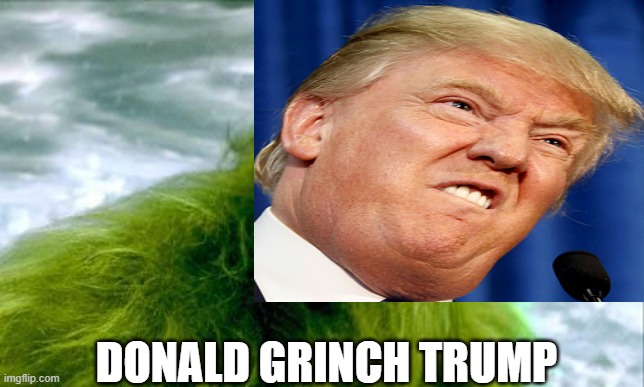 DONALD GRINCH TRUMP | made w/ Imgflip meme maker