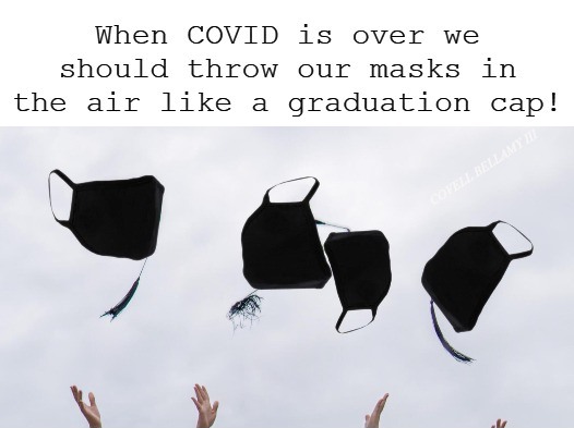 High Quality Graduating COVID 19 Blank Meme Template