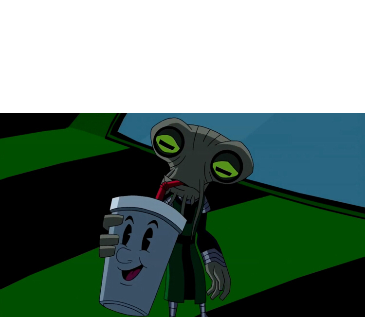 Azmuth Smoothie Blank Meme Template