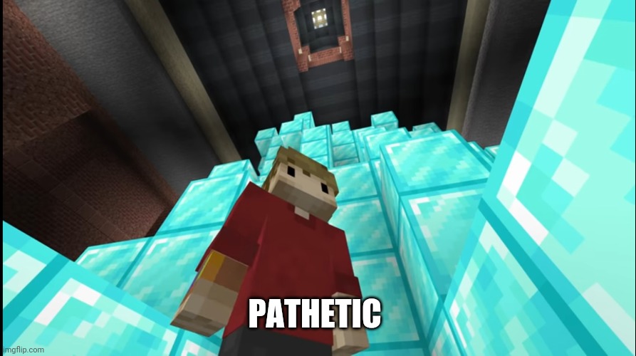 Grian Pathetic | PATHETIC | image tagged in grian pathetic | made w/ Imgflip meme maker