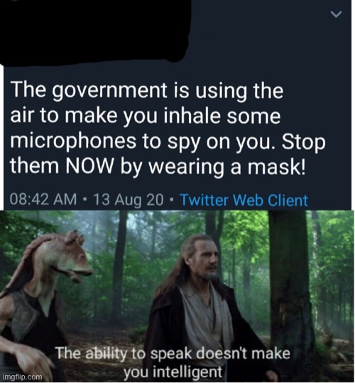 Bruh | image tagged in star wars prequel qui-gon ability to speak | made w/ Imgflip meme maker