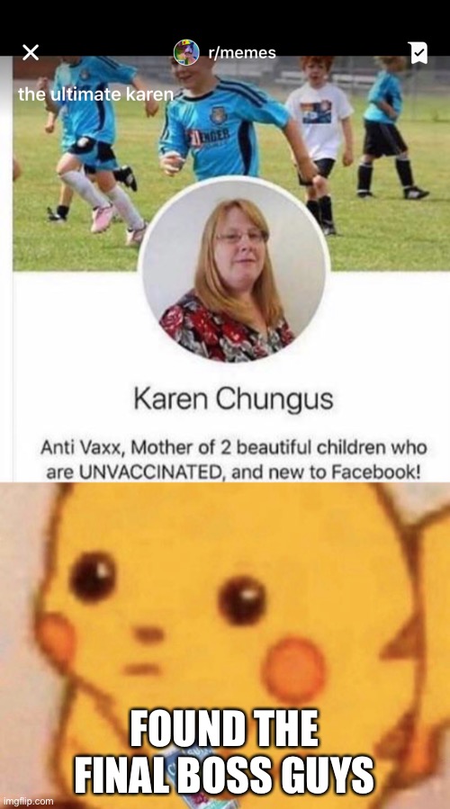 [originally from reddit, bottom picture is just my reaction] | FOUND THE FINAL BOSS GUYS | made w/ Imgflip meme maker