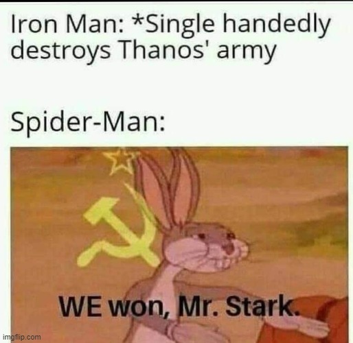 our win | image tagged in communist bugs bunny | made w/ Imgflip meme maker