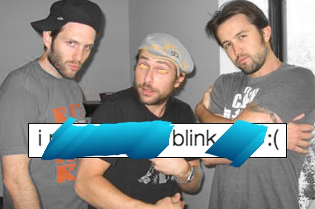 i miss the old Blink-182 Blank Meme Template