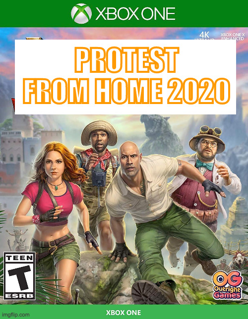 protest from home | PROTEST FROM HOME 2020 | image tagged in protest,2020 | made w/ Imgflip meme maker