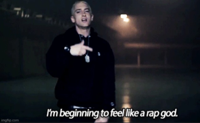 Rap God Eminem Imgflip