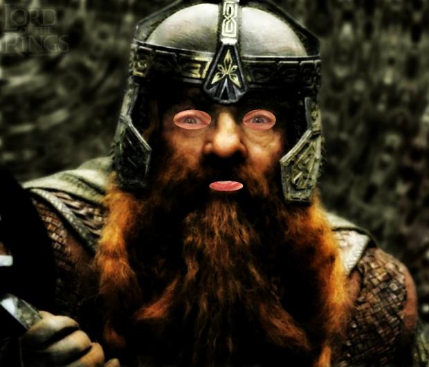 High Quality gimli cara Blank Meme Template