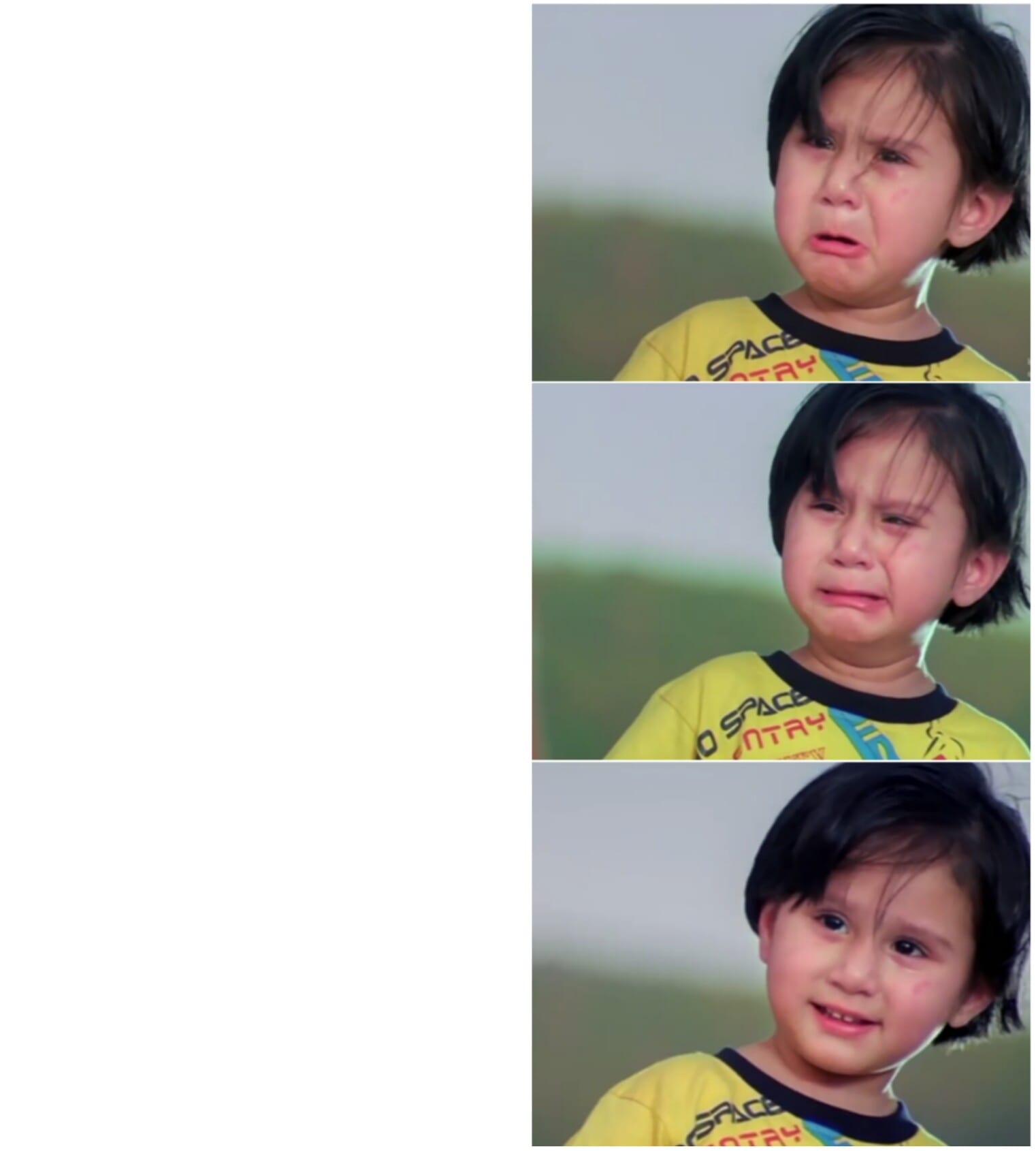 High Quality Indian kid template Blank Meme Template