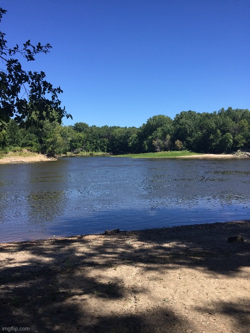 Mississippi River at pike island | image tagged in photography | made w/ Imgflip meme maker