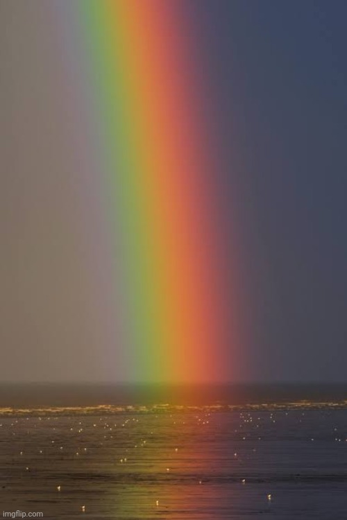 Rainbows Are Fun Fun Funnnnnn | image tagged in rainbow,funnn | made w/ Imgflip meme maker