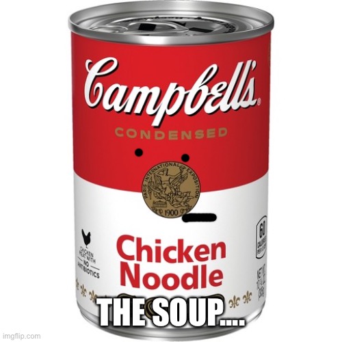Chicken Noodle Soup | THE SOUP.... | image tagged in chicken noodle soup | made w/ Imgflip meme maker