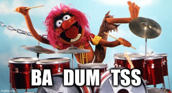 drummer | BA   DUM   TSS | image tagged in drummer | made w/ Imgflip meme maker