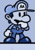 Thinking Mario Blank Meme Template