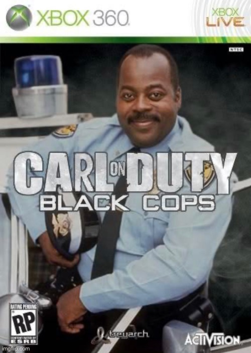Carl is a good cop | image tagged in cops,funny,memes,funny memes,logo,copy | made w/ Imgflip meme maker