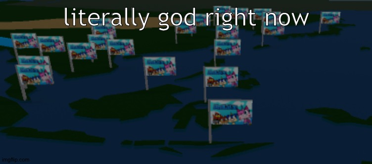God | literally god right now | image tagged in too many unikitties | made w/ Imgflip meme maker