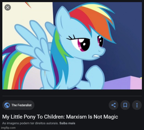 Marxist parents, don´t let your kids watch My little pony ! | image tagged in mlp | made w/ Imgflip meme maker