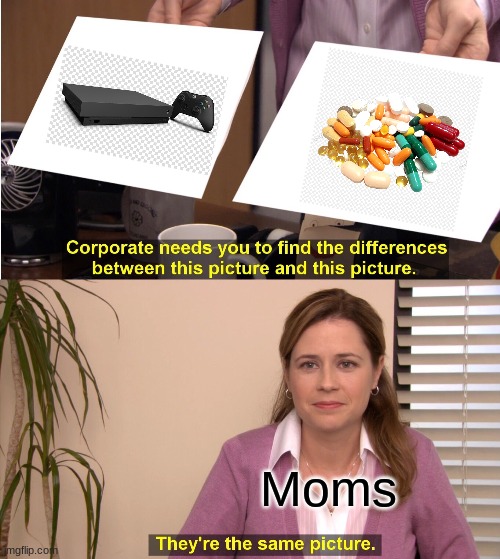 They're The Same Picture Meme | Moms | image tagged in memes,they're the same picture | made w/ Imgflip meme maker