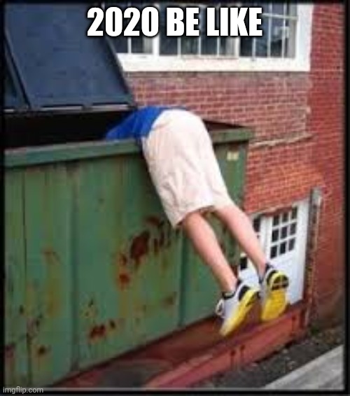 garbage | 2020 BE LIKE | image tagged in garbage,2020,coronavirus,rioters | made w/ Imgflip meme maker