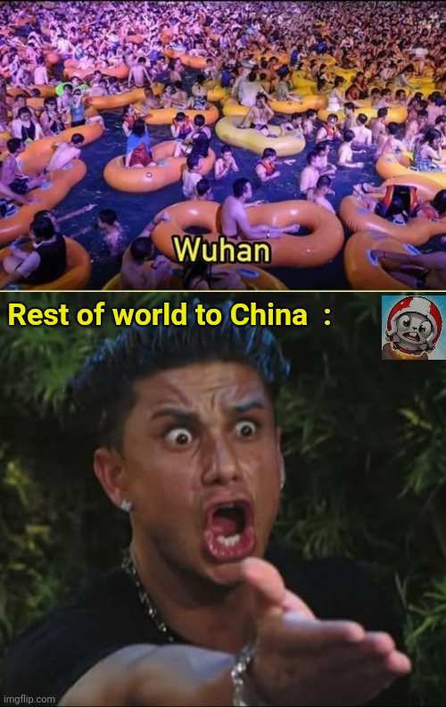 Rest of world to China  : | image tagged in memes,dj pauly d | made w/ Imgflip meme maker