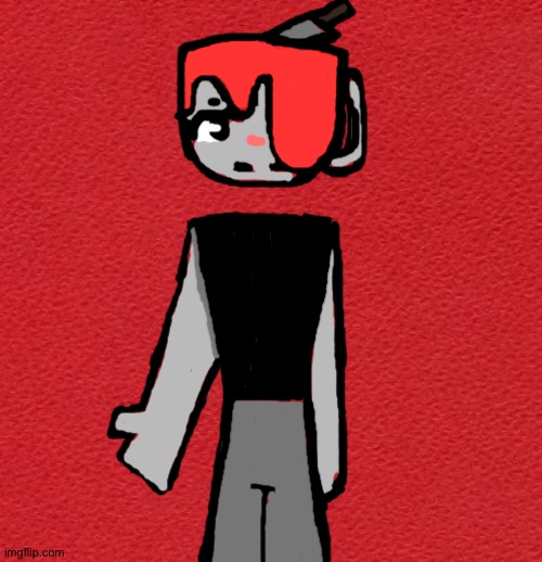 Another outfit for Bloodhead | image tagged in blank red card | made w/ Imgflip meme maker