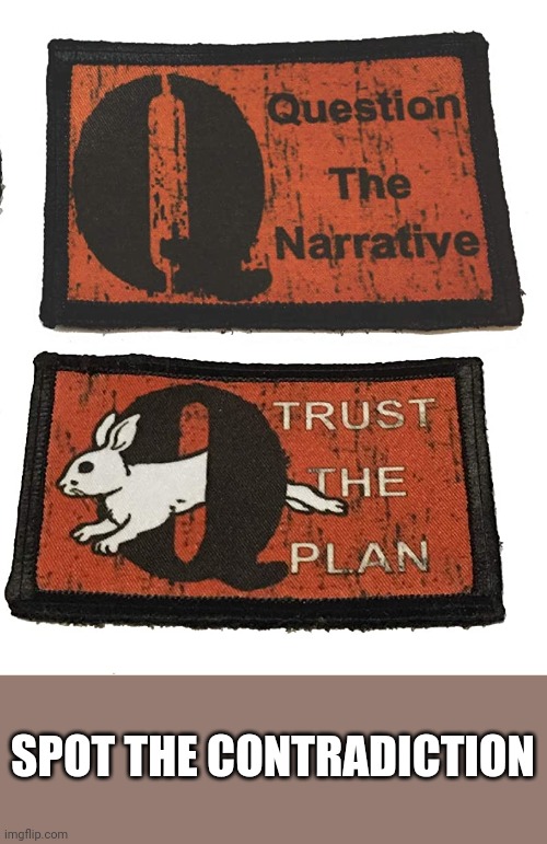 SPOT THE CONTRADICTION | made w/ Imgflip meme maker