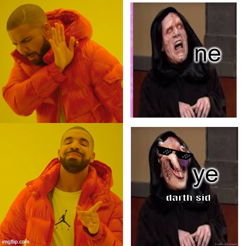 Hehe funny | ne; ye | image tagged in memes,drake hotline bling | made w/ Imgflip meme maker