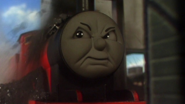 High Quality James Angry (Calling All Engines!) Blank Meme Template