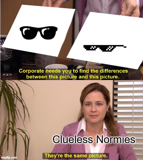 They're The Same Picture | Clueless Normies | image tagged in memes,they're the same picture | made w/ Imgflip meme maker