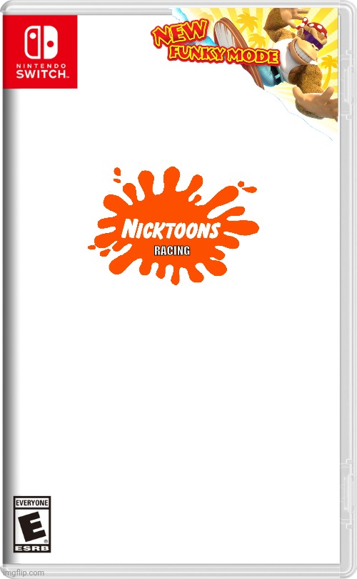 Nicktoons racing for Nintendo switch | RACING | image tagged in nintendo switch | made w/ Imgflip meme maker