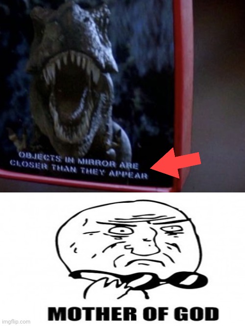 Okay, that's way to close to the jeep. | image tagged in jurassic park,mother of god | made w/ Imgflip meme maker