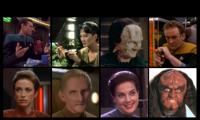 High Quality DS9 Faces Blank Meme Template