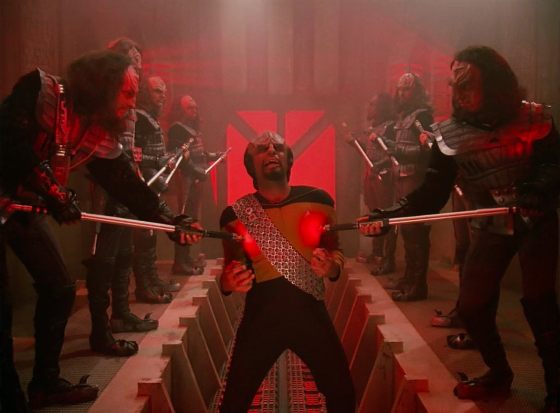 High Quality Klingon pain sticks Blank Meme Template