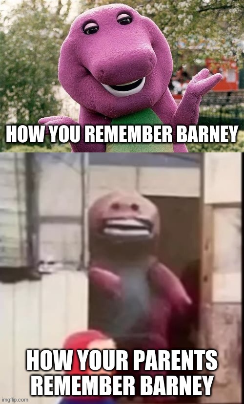 Barney | image tagged in fun,barney,yeet the child | made w/ Imgflip meme maker