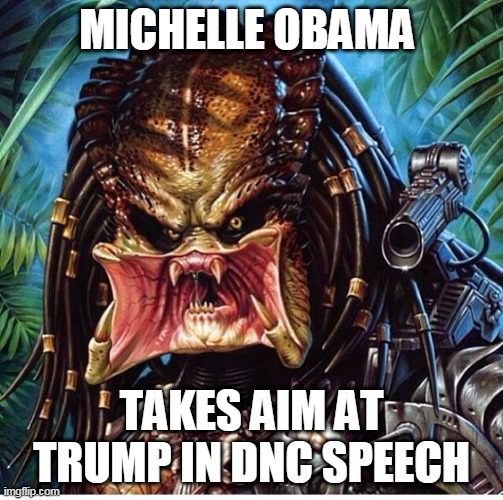 It is what it is | MICHELLE OBAMA; TAKES AIM AT TRUMP IN DNC SPEECH | image tagged in obama | made w/ Imgflip meme maker
