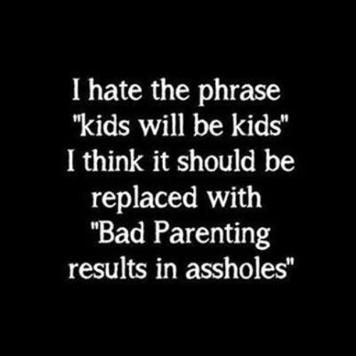 I hate the phrase "Kids will be kids." | made w/ Imgflip meme maker