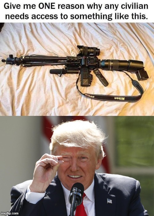 I'll let y'all interpret this one however you want | image tagged in trump small dick,gun control,squint,small penis,guns,dick jokes | made w/ Imgflip meme maker