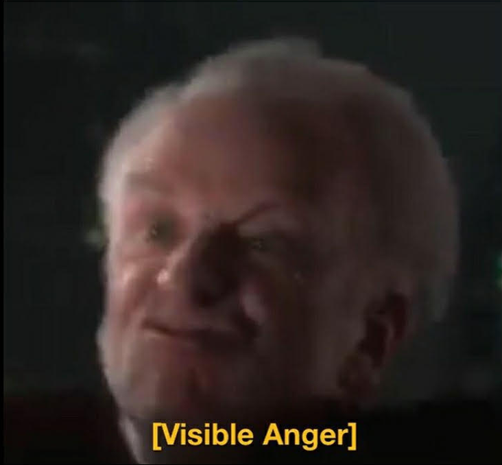 High Quality visible anger Blank Meme Template