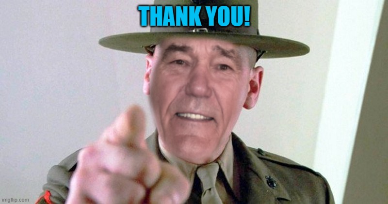 THANK YOU! | image tagged in kewl | made w/ Imgflip meme maker