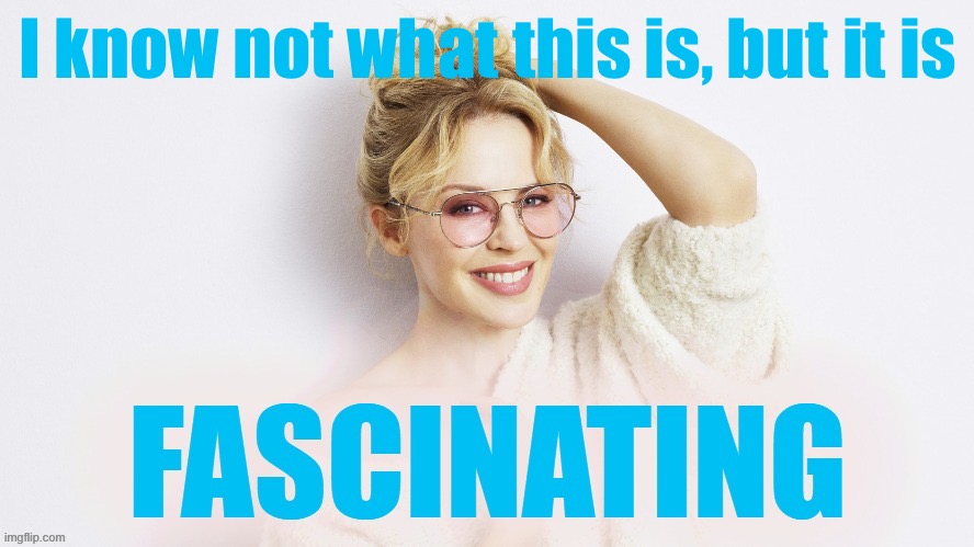 Kylie fascinating | I know not what this is, but it is | image tagged in kylie fascinating | made w/ Imgflip meme maker
