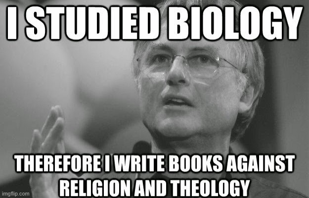 image tagged in memes,religion,atheism,richard dawkins | made w/ Imgflip meme maker
