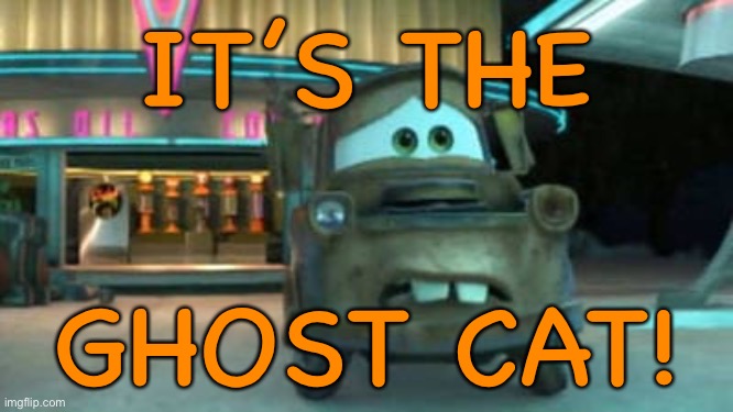 IT’S THE GHOST CAT! | made w/ Imgflip meme maker