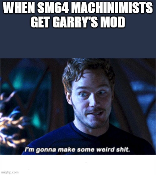 I'm gonna make some weird s*** | WHEN SM64 MACHINIMISTS GET GARRY'S MOD | image tagged in i'm gonna make some weird s | made w/ Imgflip meme maker