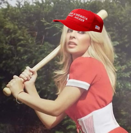 High Quality Trump's Girl Blank Meme Template