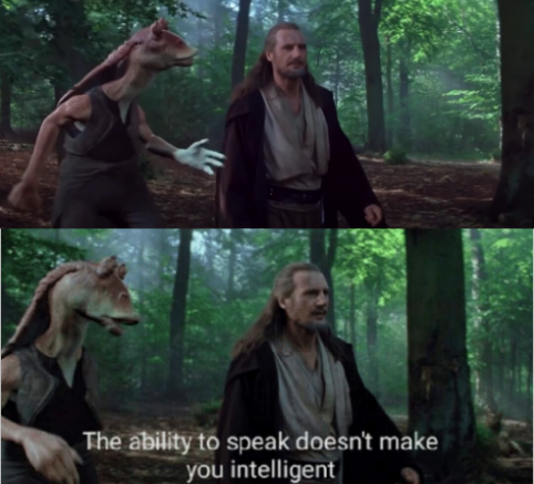 High Quality Jar Jar Quotes Blank Meme Template