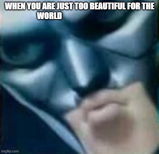 Hawt moth | WHEN YOU ARE JUST TOO BEAUTIFUL FOR THE WORLD | image tagged in miraculous ladybug | made w/ Imgflip meme maker