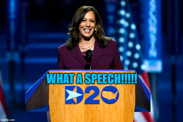 A Bad Ass Water Lily! | WHAT A SPEECH!!!!! | image tagged in politics | made w/ Imgflip meme maker