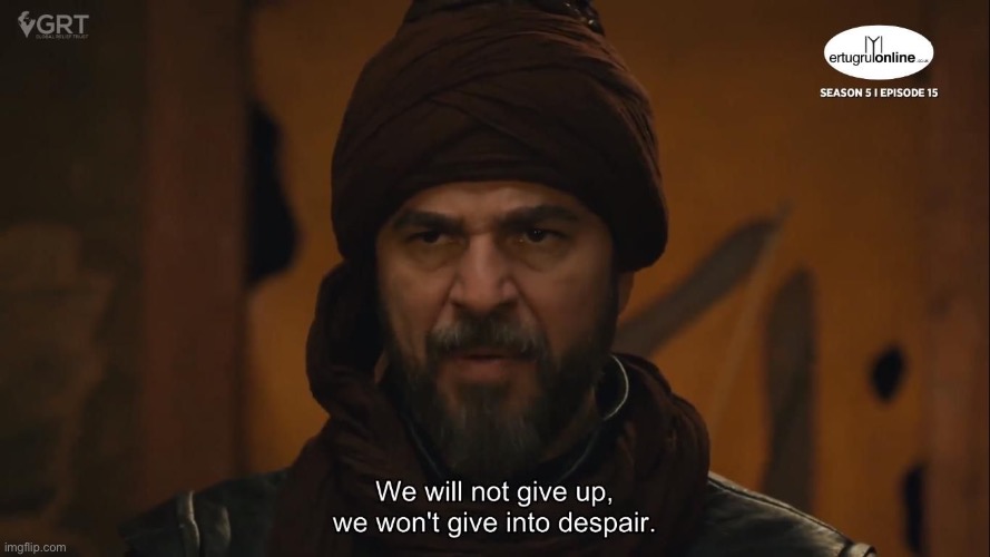 We will not give up | image tagged in we will not give up | made w/ Imgflip meme maker