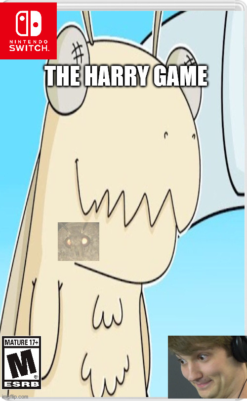 i was bored | THE HARRY GAME | image tagged in theodd1sout,fake switch games | made w/ Imgflip meme maker
