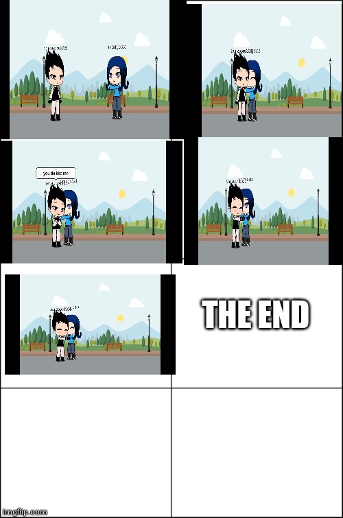 Eight panel rage comic maker | THE END | image tagged in eight panel rage comic maker | made w/ Imgflip meme maker